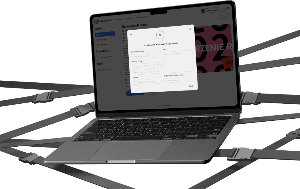 Krok 1 - Tworzenie i konfiguracja wydarzeń